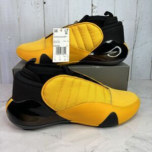 Adidas Harden Vol 7 Mens Sz 7.5 Basketball Shoes Crew Yellow Black HQ3426